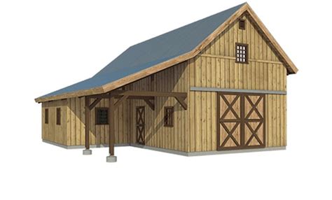 Pre Designed Wood Barn Kits Sand Creek Post And Beam Barn Kits Barn