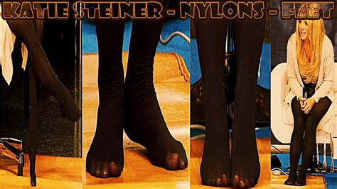 Katie Steiner Fullhd Nylons Pantyhose Feet Overknee Leather Boots Collant Strumpfhose On Pearl
