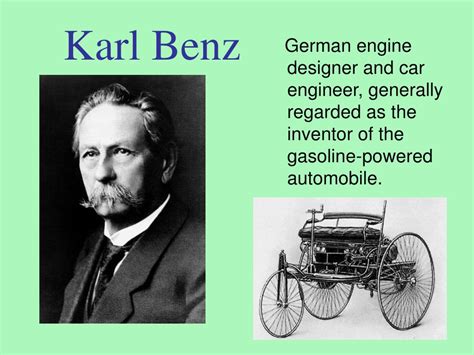 Ppt Karl Benz Powerpoint Presentation Free Download Id5306678