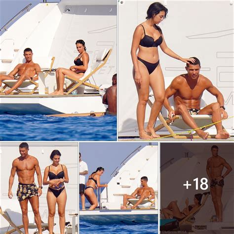 Cristiano Ronaldos girlfriend Georgina Rodriguez wows in a Ƅlack thong ɓiƙini as the couple