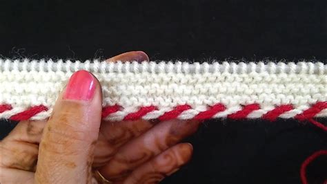 Knitting Simple And Easy Border Design Youtube