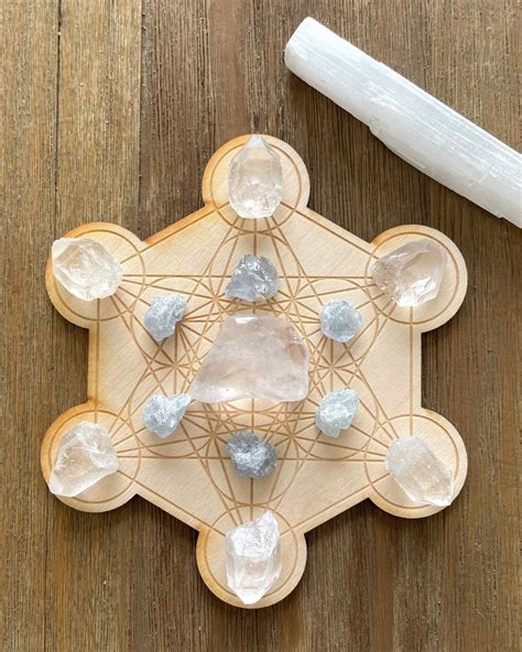 Spirit Ether Element Crystal Grid Kit Spiritual Guidance And Etsy