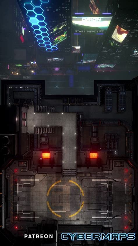 Cybermaps Creating Animated Battlemaps For Sci Fi Cyberpunk