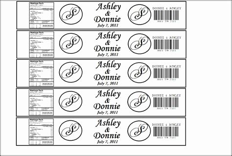 Along with this, i printed my own water bottle labels at home! 9 Wedding Water Bottle Labels Template Free ...