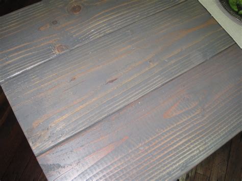 Did you know you can make a homemade wood stain out of coffee? The Green Pea Boutique: Grey Patio Table