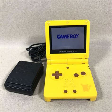 Nintendo Game Boy Advance SP Pikachu Handheld System - Yellow for sale