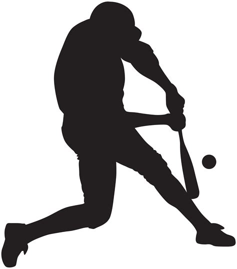 Free Baseball Silhouette Cliparts Download Free Baseball Silhouette