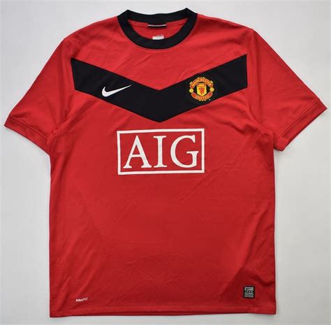 2009 10 Manchester United Shirt L Football Soccer Premier League