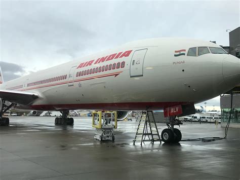 Inside The New Air India Boeing 777 300er Delivered Today Live From