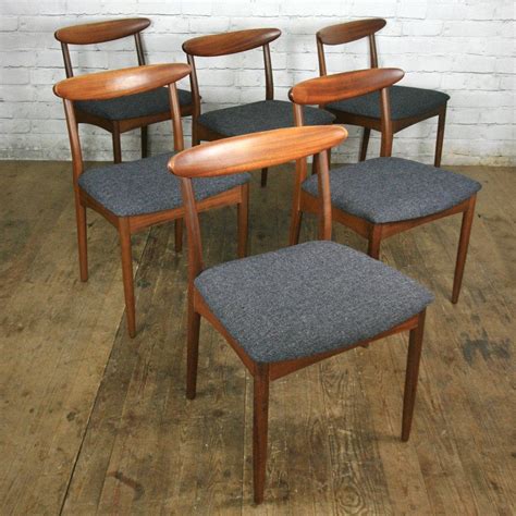 6 Vintage Greaves And Thomas Teak Dining Chairs Dining Chairs Rustic
