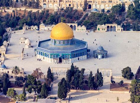 One of his disciples said to him, 'look when herod the great rebuilt jerusalem's temple in 19 bc, he erected a great retaining wall to extend the. Famous Landmarks: Satellite View of Temple Mount/Noble ...