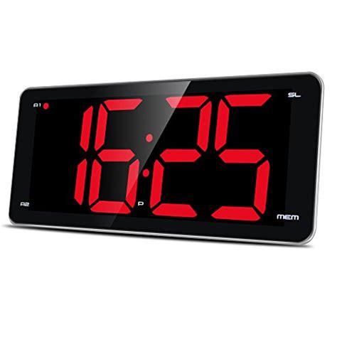 Hito 142 Large Oversized Led Wall Clock Seconds Date Day Indoor