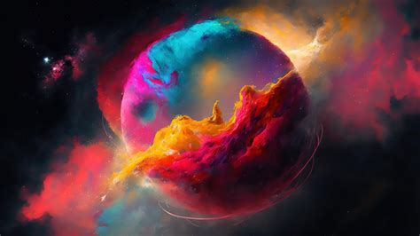 🔥 Download Space Nebula Colorful Digital Art 4k Wallpaper Iphone Hd Phone 7840i By Kevinjackson