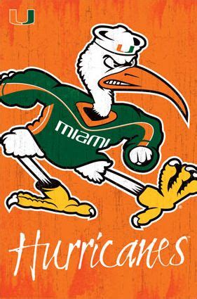 From wikimedia commons, the free media repository. University of Miami Hurricanes Sebastian-Ibis Official NCAA Team Logo Poster - Trends ...