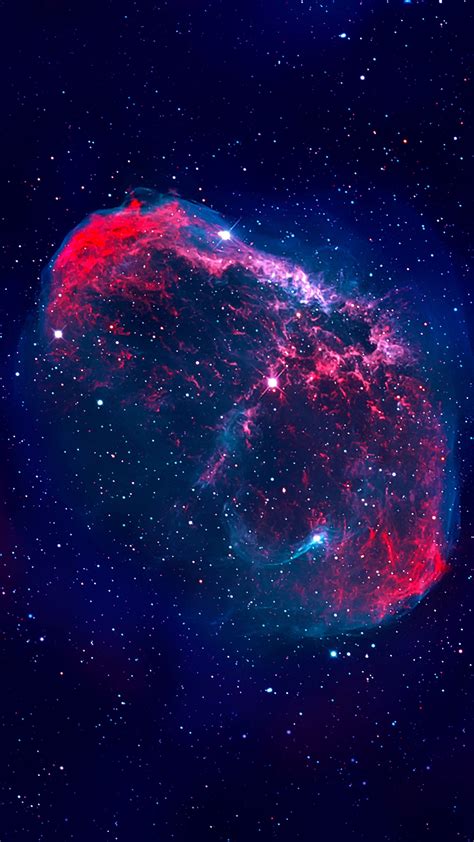 Download Wallpaper The Crescent Nebula 1440x2560