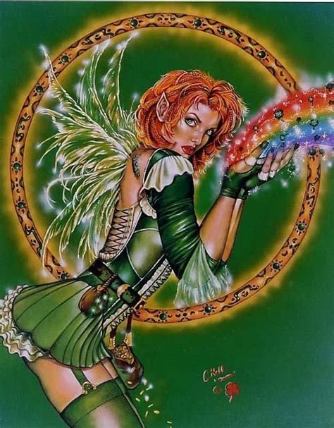 Lucky Charms Inspired Female Leprechaun Illustration Ah A Lady Of He