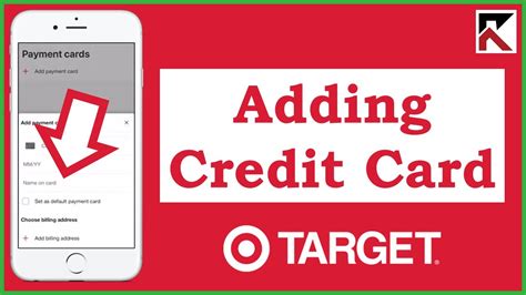 How To Add Your Credit Or Debit Card On Target App Youtube