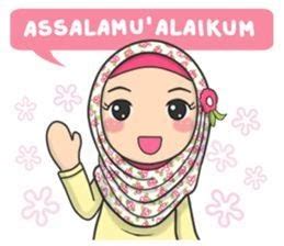 Stiker wa kartun muslimah / cartoon muslimah wallpaper and dp 1 0 apk download com andromo dev676892 app939210 apk free : Stiker Wa Kartun Muslimah : Flower Hijab : Daily Talk ...