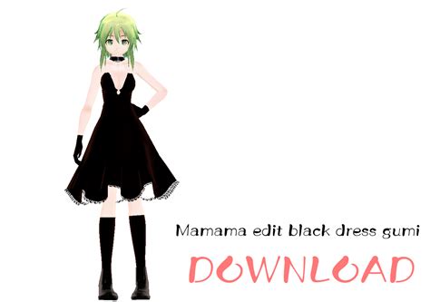 Mamama Black Dress Gumi Download Dresses Black Dress Black