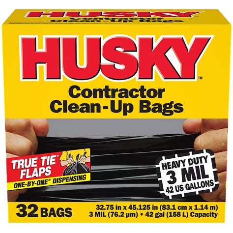 Husky Contractor Clean Up Bags Valley Indoor