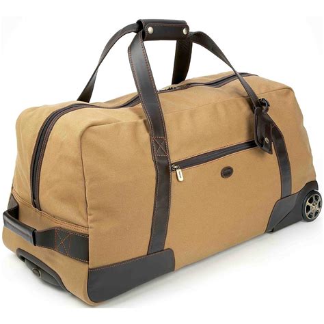 Leather Duffle Bags With Wheels Paul Smith