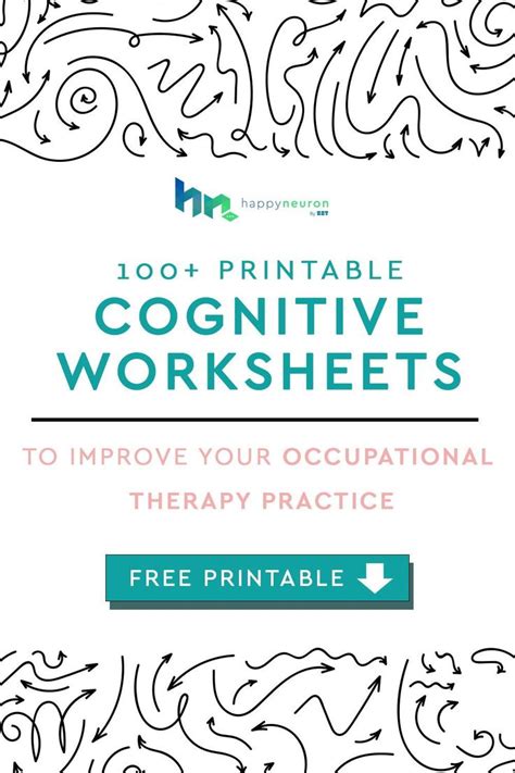 Free Cognitive Worksheets Happyneuronpro Worksheets Occupational