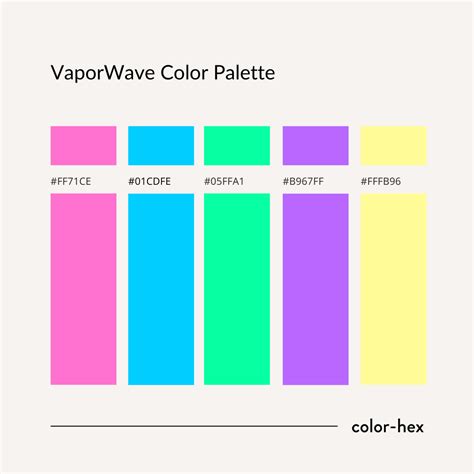 vaporwave aesthetic color palette vaporwave color combination ipad my xxx hot girl