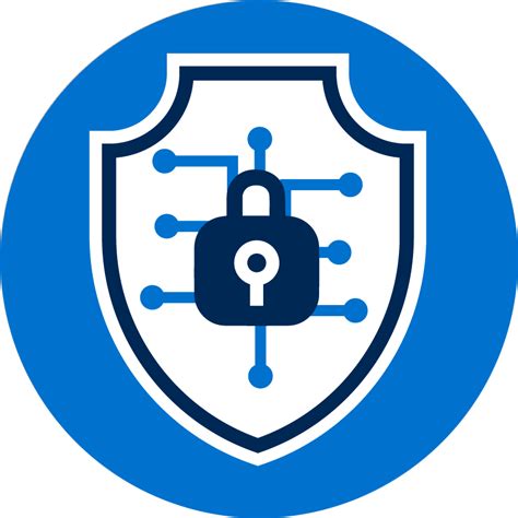 Cybersecurity Icon Logo Royalty Free Vector Image