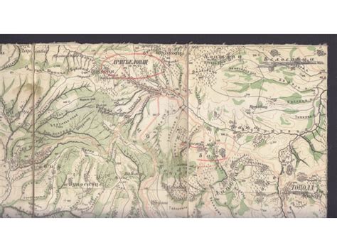 Arandjelovac Detaljna Vojna Karta Mapa C1900 74019065