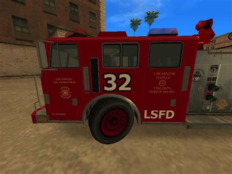 Gta San Andreas Gta 5 Fire Truck Mod