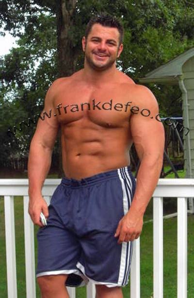 Frank The Tank Defeo Hanging On His Deck Athletic Supporter Tank Model