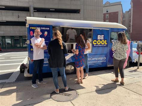 Our professional catering team will be there to delight your guests by serving up legendary ben & jerry's cups, cones, and sundaes straight from our scoop shop on wheels. Vintage ice cream truck Rental - Marketing Trailers & Vehicles