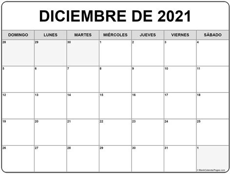 Calendario De Diciembre 2021 Para Imprimir Avnitasoni