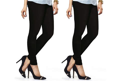 Buy Combo Of 2 Black Cotton Leggings Online ₹499 From Shopclues