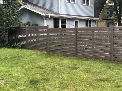Breezewood Select Cedar Vinyl Semi Private Fencing Products Phillips