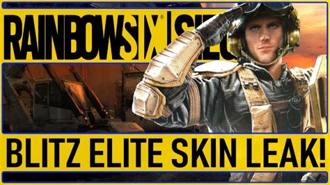 🌟new Blitz Elite Skin🌟 Elite Skin Leak Rainbow 6 Siege Elite Operator