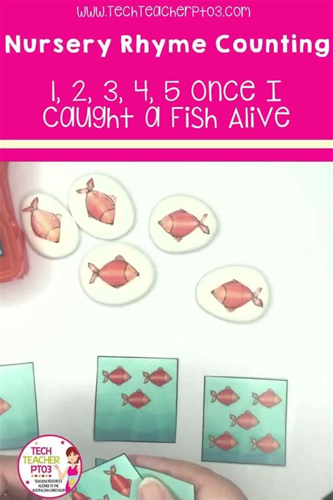 12345 Once I Caught A Fish Alive Nursery Rhyme Activities Video