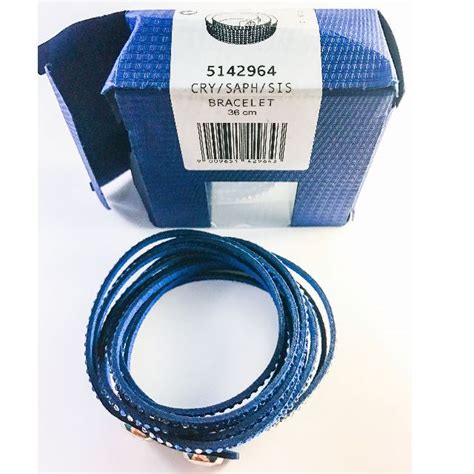 Swarovski 5142964 Slake Blue 2 In 1 Bracelet Luxury Accessories On