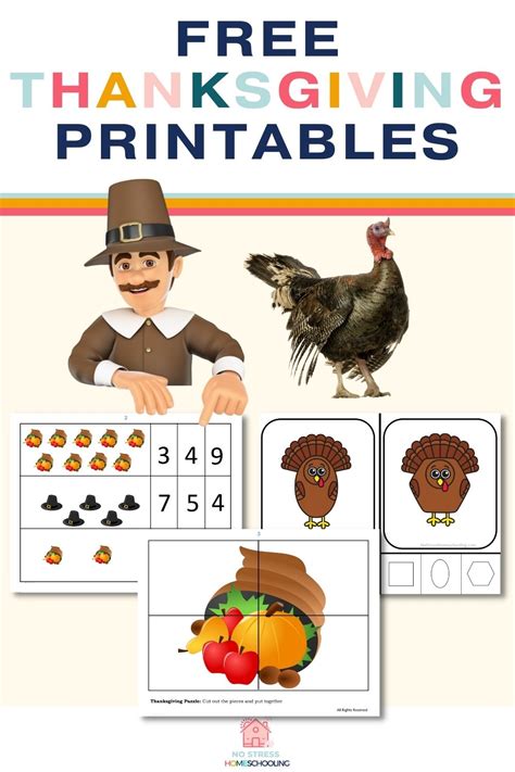 Free Thanksgiving Kindergarten Worksheets