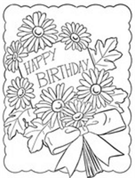 Simple happy birthday coloring page: Adult Coloring Pages Happy Birthday