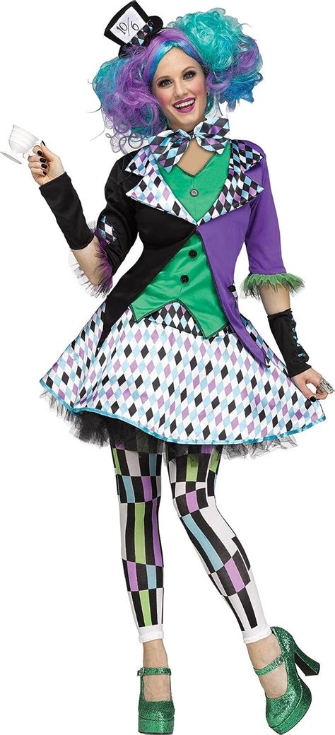 ladies mad hatter costume dress size small medium uk toys and games