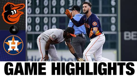 Orioles Vs Astros Game Highlights 8 28 22 MLB Highlights YouTube