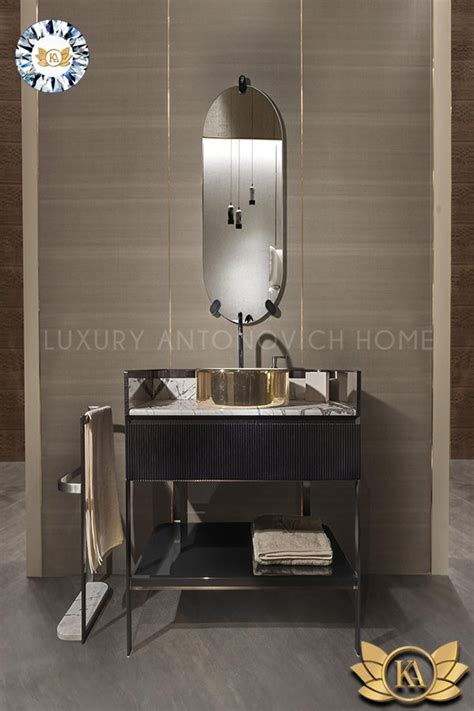 Marble Console Sink ⋆ Luxury Antonovich Home Ka Furniture