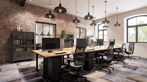 Industrial Style Office Interior Design Industrial Interior Design