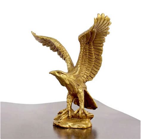 Free China Bronze Brass Statue Eaglehawk Figure Figurine 45high Fasteagle Figurineeagle
