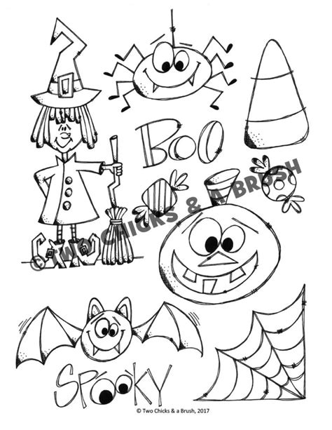 Halloween Doodles Pyop Studio Stuff