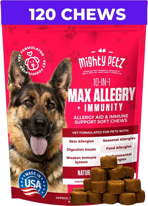 Buy Mighty Petz Max Dog Allergy Relief Itch Free Skin Immune