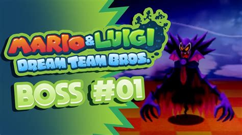 Lwmario And Luigi Dream Team Boss 1 Antasma Intro Youtube