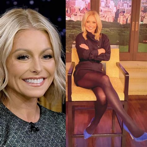 Kelly Ripa Always Showing Off Her Legs And Sex Appeal As Much As Humanly Possible Celebnylons