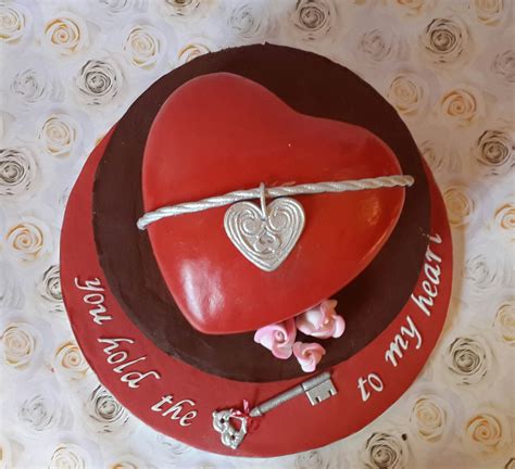 You Hold The Key To My Heart Themed Anniversary Cake Made For My